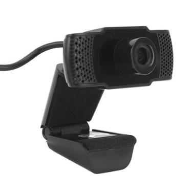 Imagem de Goshyda Webcam HD 4K com função de beleza, câmera USB Plug and Play, foco variável, para reuniões de transmissão ao vivo