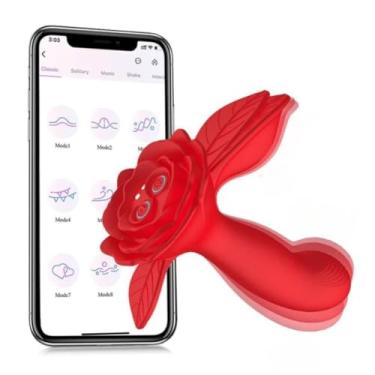 Imagem de Vibrador Ponto G Aurora 10 Vibrações E Rotação App Control Orgasmos Intensos Preliminares Excitantes