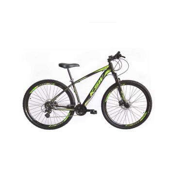 Imagem de Bicicleta Aro 29 Ksw Xlt 21v Freio A Disco Suspensão Mountain Bike Alumínio - Preto/Verde