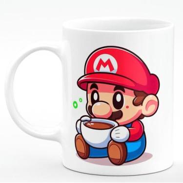 Imagem de Caneca de Porcelana Super Mario 325ml Taquin - PRMUG