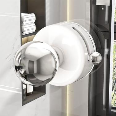 Imagem de YIDELAI Puxador de porta de espelho de vidro com ventosa potente, gaveta de geladeira apoio de braço de sucção de banheiro, maçaneta de chuveiro de banheira puxador de armário de gaveta de cozinha