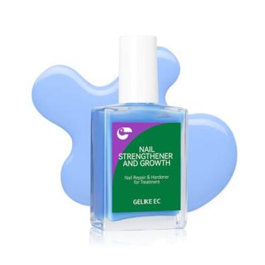 Imagem de gelike ec Fortalecedor De Unhas Para Finas: 6 Em 1, Proteína Natural, Extra Forte E Crescimento - Tratamento Longa Duração, Secagem Rápida, Danificado, Fraco, Quebradiço (Azul 15 Ml)