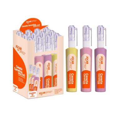 Imagem de Caixa com 12 Mini Caneta Corretiva 4 Ml - Jocar Office