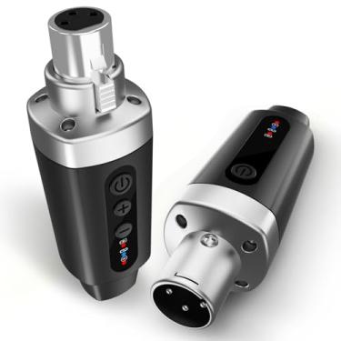 Imagem de EBJ Transmissor E Receptor De Microfone Sem Fio 2,4 Ghz, Sistema Xlr, Adaptador Recarregável Para Mixer Áudio, Dinâmico, Alto-Falante Pa, Guitarra Elétrica (M-04)