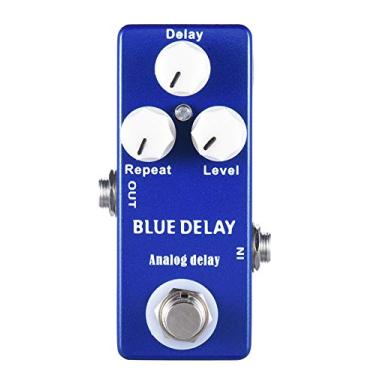 Imagem de Moskyaudio Pedal De Efeito Guitarra Mosky Delay Com Interruptor True Bypass (Blue Delay)