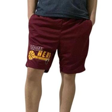 Imagem de Bermuda Masculina Nba Basquete Miami Heat-Masculino