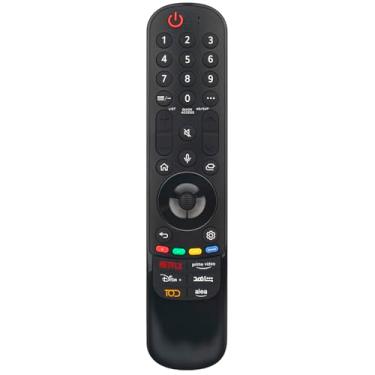 Imagem de Substituição de voz MR24GN Remote Commander compatível com LG TV 55QNED80URA OLED77Z2PUA OLED97M3PUA 55QNED75URA 43UR8000AUA OLED42C3PUA 86UR8000AUA 70UR8000AUA 50UR9000PUA 50UR9000PUA 50UR9000PUA