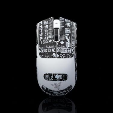Imagem de Hokeyio Fita aderente para Razer Viper V3 Pro - antiderrapante, controle aprimorado, resistência ao suor, melhora a aderência FPS Gaming e a proteção do mouse [pré-corte] EVA preto