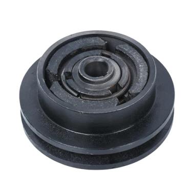 Imagem de Puruoda Conjunto de embreagem 416338990 compatível com Multiquip/Mikasa MVC88GH, MVC88VGE, MVC88GE, MVC88 Embreagem compactadora centrífuga de 1,3 cm com furo de 19,05 mm de diâmetro 12,7 cm polia