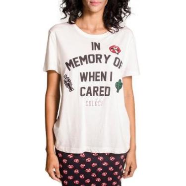 Imagem de Camiseta Colcci Patches Feminina-Feminino