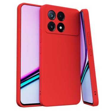 Imagem de Capa Capinha Case Para Motorola G56 Silicone Forro Aveludado Proteção Premium (VERMELHO)