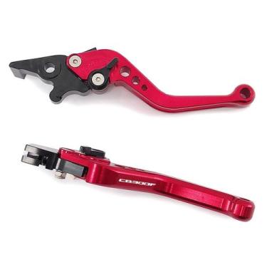 Imagem de Manete Esportivo Cb300f Twister Gravado a Laser - NoBrand, Vermelho