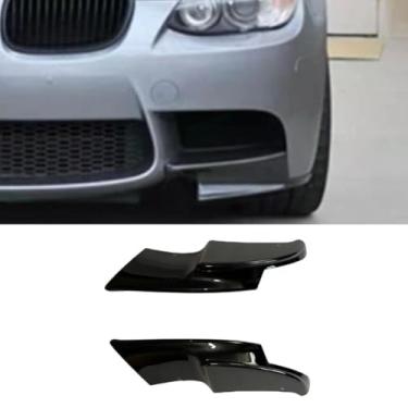Imagem de Difusor de para-choque dianteiro de carro MP Style Body Kit para E90 M3 2005-2011 Protetor de para-choque acabamento de canto acessórios de carro (aparência de carbono)