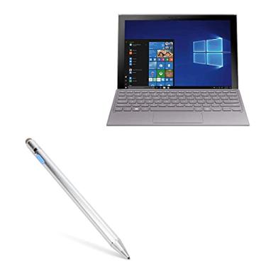Imagem de Caneta Stylus BoxWave compatível com Samsung Galaxy Book2 – AccuPoint Active Stylus, Stylus Eletrônica com Ponta Ultra Fina para Samsung Galaxy Book2 – Prata Metálica