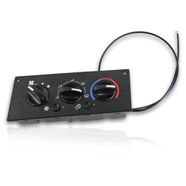 Imagem de MuHize 599-5511 Painel de módulo de controle climático A/C, interruptor de painel de controle AC para Kenworth W900 T800 T600A C500 T300 2002-2006 OE# 599-5511, F21-1007-1, F21-1025-110