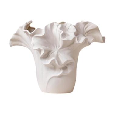 Imagem de predolo Vaso de cerâmica para flores, vaso de plantas, versátil, minimalista, boho, fosco, de porcelana para prateleira, corredor, cozinha, decoração de, Style a