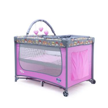Imagem de Berço Portatil Cercado Infantil Desmontavel Mobile Trocador Com Mosqui