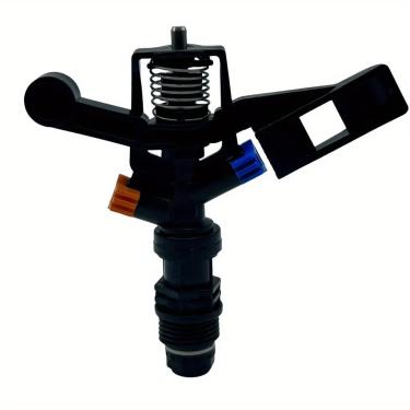 Imagem de 1 cabeça de aspersor de água de plástico com rosca macho de 1,27 cm para irrigação de jardim