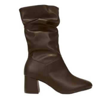 Imagem de Bota Cano Médio Beira Rio Salto Baixo Feminina-Feminino