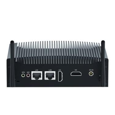 Imagem de VENOEN Fanless Mini PC i5 Industrial Computer Core i5-8350U, 2* RS232 COM, Dual HD, 2* RJ45 LAN, WiFi, BT4.2, 4G SIM Slot, 16GB DDR4 512GB SSD, Industrial Mini PC Win 11pro, Office/Business PC, WOL