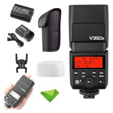 Imagem de GODOX V350N TTL Flash for 1/8000s GN36 HSS 0.1s-1.7s Recycle Time w/2000mAH Battery 500 Times Full Power Flash for D500 D3100 D3200 D3300 D3400 D5300 D5600 D7100 D7200 D7500 (V350-N)