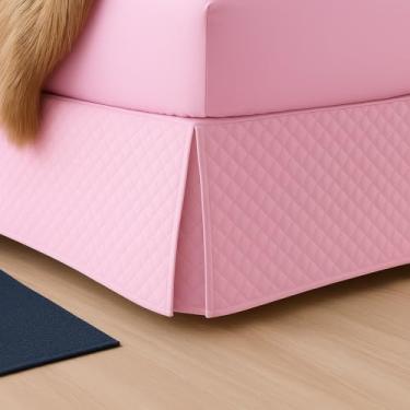 Imagem de Saia para Cama Box Matelada Lindas Vários Tamanhos (Rosa, Queen)