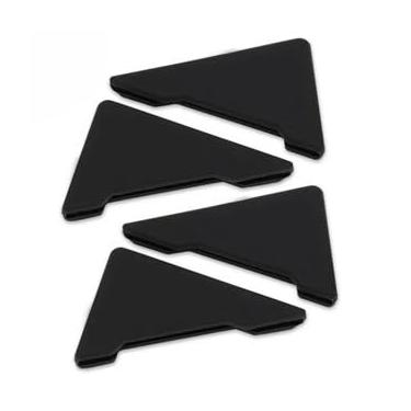 Imagem de Protetor Canto Porta Carro Silicone Soleira Quina Proteção Veicular Adesivo Anti-colisão acessórios Impacto Arranhão (2 Pares - Protetor Porta carro)