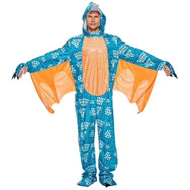 Imagem de AERO ARMOR Pijama adulto Pterossauro dinossauro macacão Halloween Natal cosplay, Multicor, G