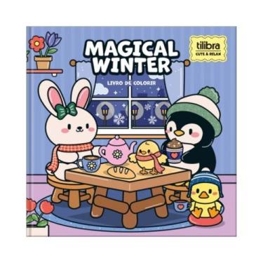 Imagem de Livro de Colorir Magical Winter Tilibra Cute & Relax 39 Desenhos Pintu