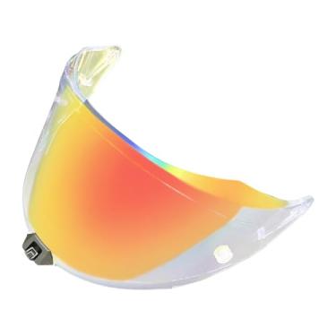 Imagem de BSTOP Protetor solar R2R viseira para capacete KYT R2R com proteção UV (Revo Clear Red)