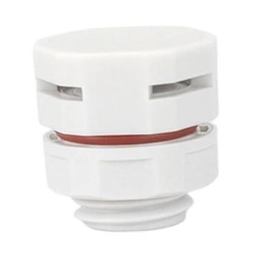 Imagem de Fenteer Parafuso de respiro para ventilação de ar M12x1,5 Nylon à prova d'água Controle de umidade e pressão Fácil de usar Plugue de ventilação Parafuso, Branco