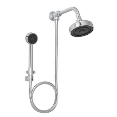 Imagem de Chuveiro Deca Acqua Plus 1990.C.STD.KIT.N de Parede com Desviador Cromado