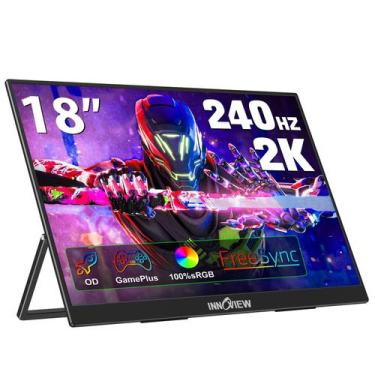 Imagem de Monitor de jogos portátil InnoView 18" 2K 240Hz 2560x1600 QHD