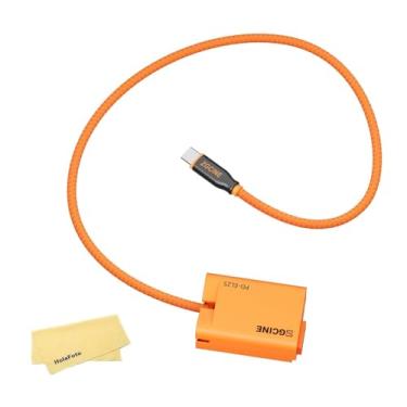 Imagem de ZGCINE PD-EL15 USB-C PD para EN-EL15 Cabo de alimentação de bateria falsa para câmera Nikon D7100 D810 D7500 V1 Z6 II Zf, 60 cm de comprimento, sem pop-up (entrada 9V-12V)