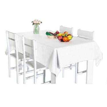 Imagem de Toalha de Mesa 6 Lugares Tecido Rústico Premium - Armazem do Enxoval, 