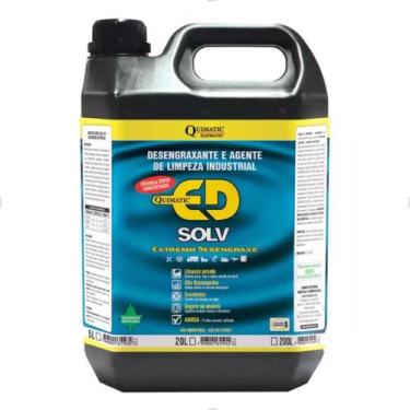 Imagem de Desengraxante Industrial Biodegradável 5 Litros Quimatic Ed Solv Tapma