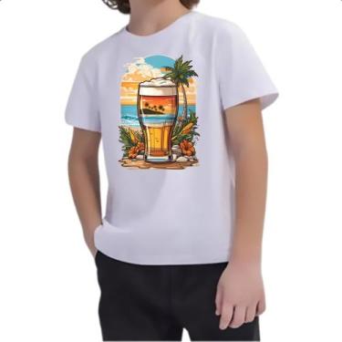 Imagem de Camiseta Infantil Copo de Cerveja Sunset - Alearts, 4