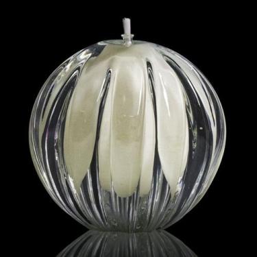 Imagem de Lamparina Em Cristal Murano Pérola - São Marcos 10cm