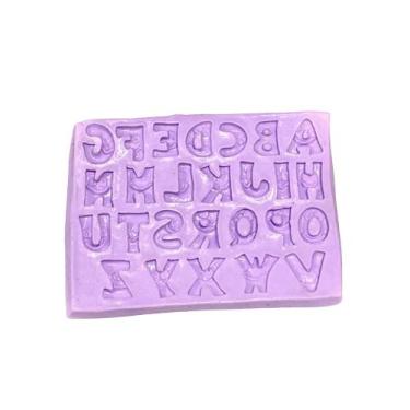 Imagem de F1613 molde de silicone alfabeto animado confeitaria biscuit - confeit