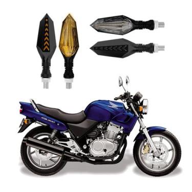 Imagem de KIT 4 Setas Sequenciais Pisca de Led Modelo P43S Honda CB 500 2010 201