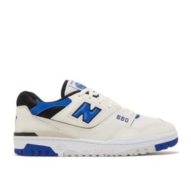 Imagem de New Balance Tênis masculino 550, Sea Salt/Team Royal, 45
