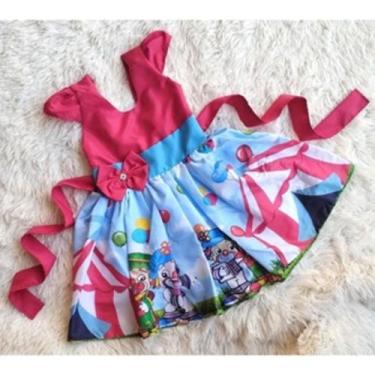 Imagem de Vestido Infantil Temático Simples Patati Patatá - EDYNHOKIDS, 01 ANO A