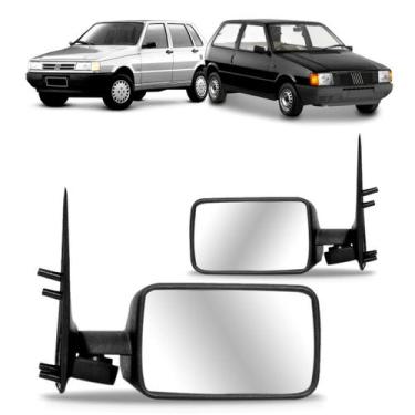 Imagem de Par Retrovisor Uno 2 e 4 Portas 1985 86 87 88 89 90 1991 Fixo - RETROV