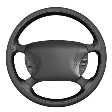 Imagem de MEWANT Capa de volante costurada à mão estilo 3D para Ford Mustang 1994-2004 Acessórios de volante para Ford Mustang 1994-2004