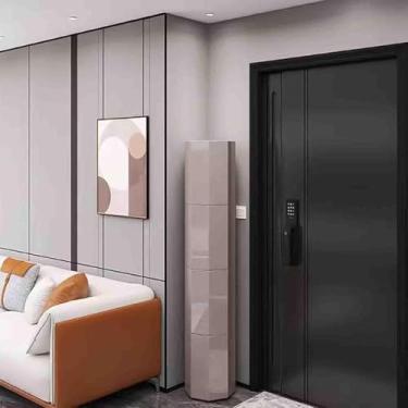 Imagem de Sapateira Giratória Cilíndrica Rotativa Redonda Alta De 360 Graus Sapateira De Canto Giratório De Metal Torre De Sapateira De Armazenamento Redonda Vertical 43 X 45 Cm, 003, 43 * 86cm