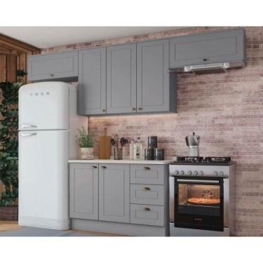 Imagem de Cozinha Modulada Henn Americana 5 Peças (3Aéreos+1Balcão+1Complemento)