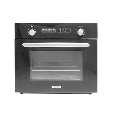Imagem de Forno de Embutir à Gás Stelar de 55 Litros Preto