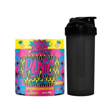 Imagem de Combo Pré Treino Panic 300g + Coqueteleira (Abacaxi, 300g)
