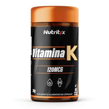 Imagem de Nutritix Vitamina K2 MK-7 120mcg, Suplemento Alimentar, 60 Cápsulas