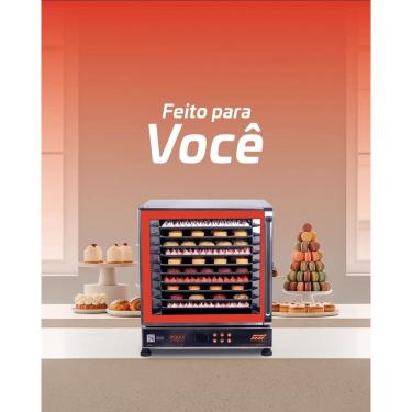 Imagem de Forno Elétrico de Convecção FETPD Maxx Vermelho 10 Assadeiras Modelo Turbo Professional Digital Titã